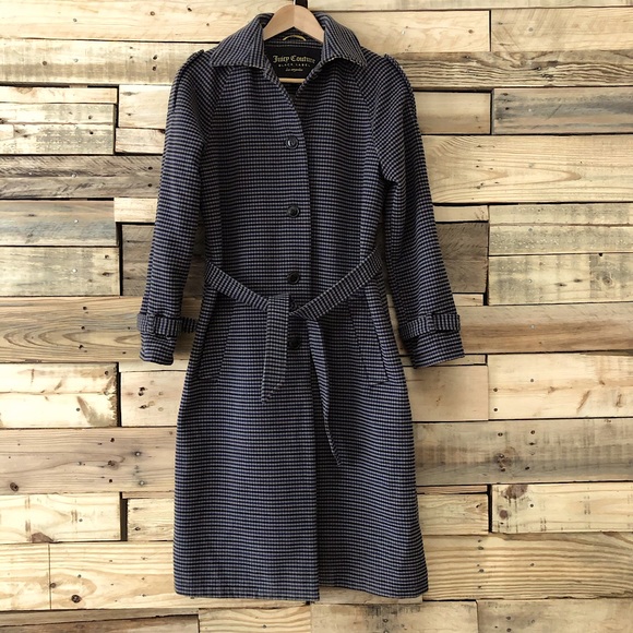 JUICY COUTURE BLACK LABEL long coat, size S - Picture 1 of 12